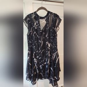 All Saints Fleur Cocktail Dress, Size 10